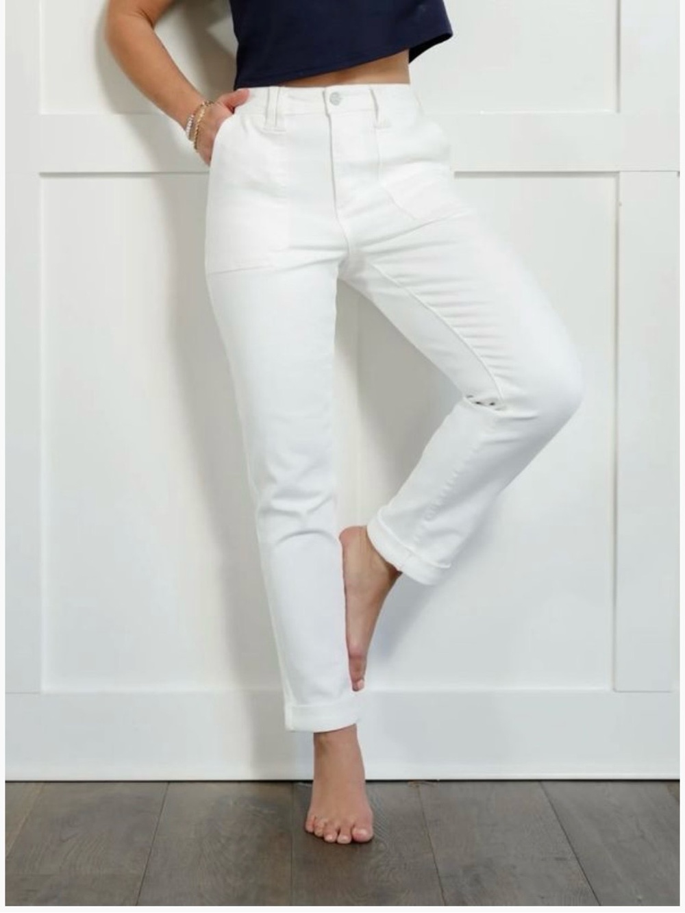 Judy Blue White Weekender High-Rise Women's Jeans